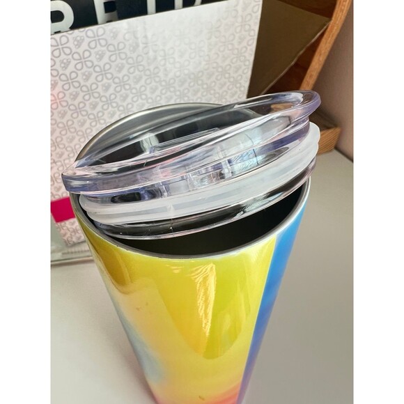 CLOSING SALE •5/$25• NWT Tie-dyed 20oz. Skinny Tumbler with Straw - Picture 10 of 12